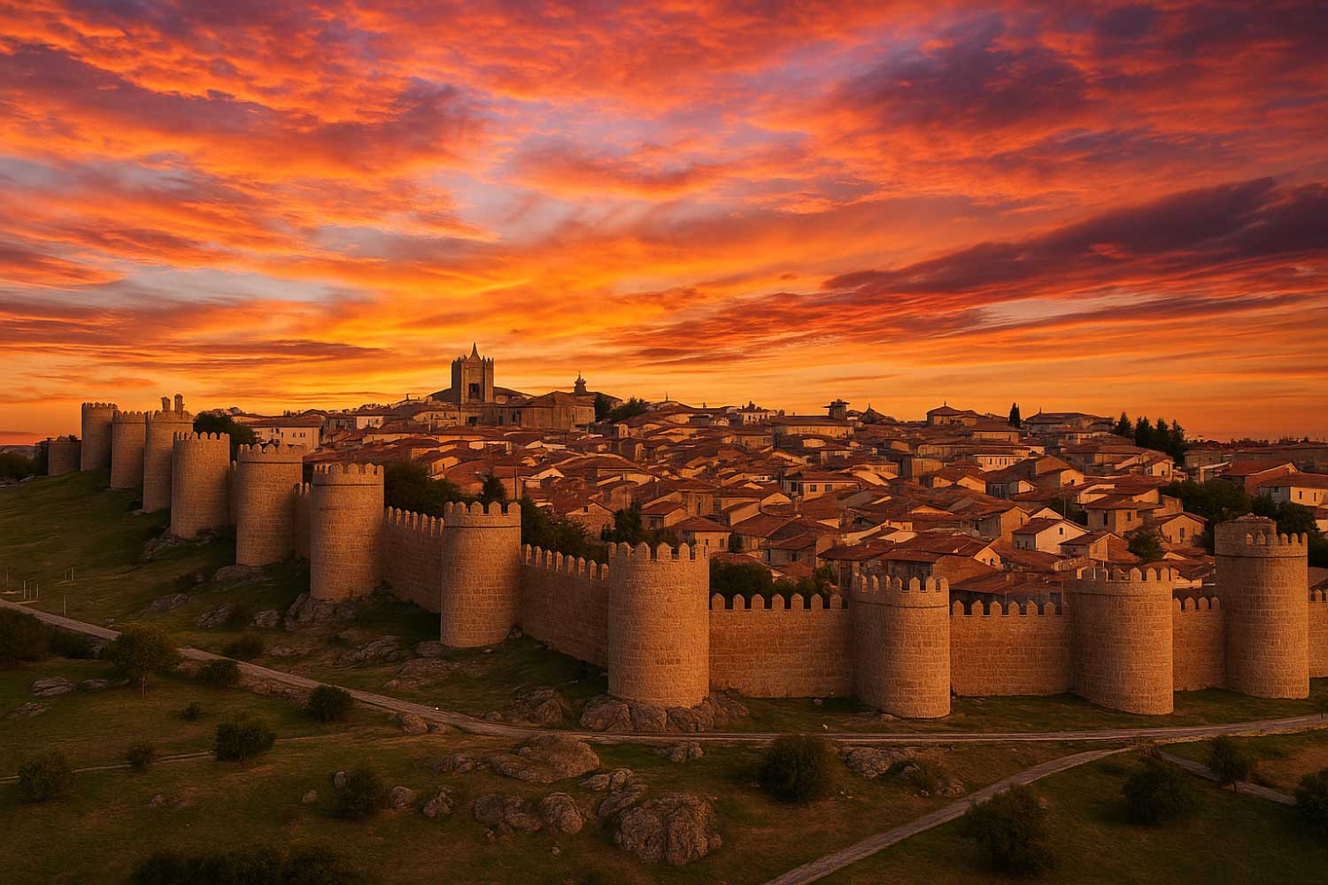 Control de humedades en Ávila - Muralla